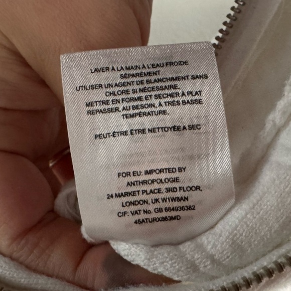 Anthropologie Moth Quiet Luxury Merle Pullover Quilted Sweater Small Cozy Chic - Picture 12 of 15